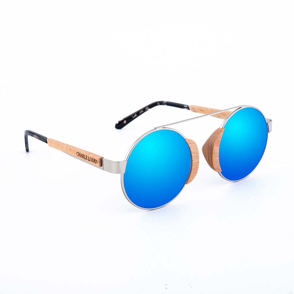 BLUE AIR | Gafas de Sol Madera y A.Inox.100% POLARIZADAS (G-0004) - CHARLE LODEN