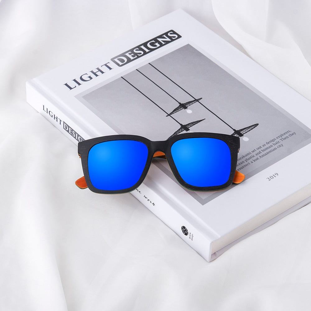 ORANGE-ORANGE WORLD | Gafas de Sol Madera, 100% POLARIZADAS (G-0010) - CHARLE LODEN